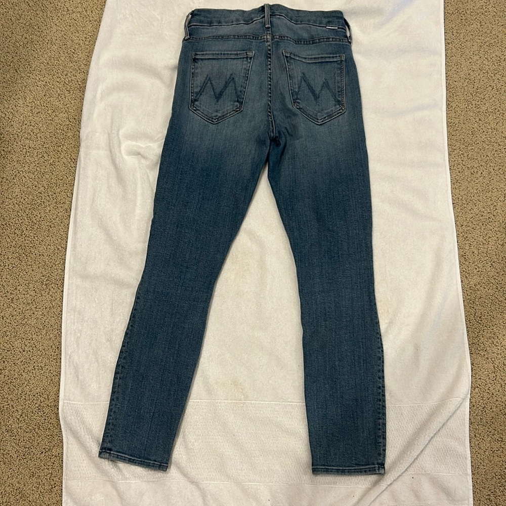 MOTHER The Looker Crop in A Side Of Rice And Beans Size 26